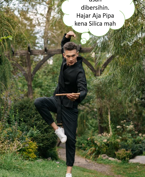 cara membuat kerak di pipa jadi hilang itu kerak silica ya