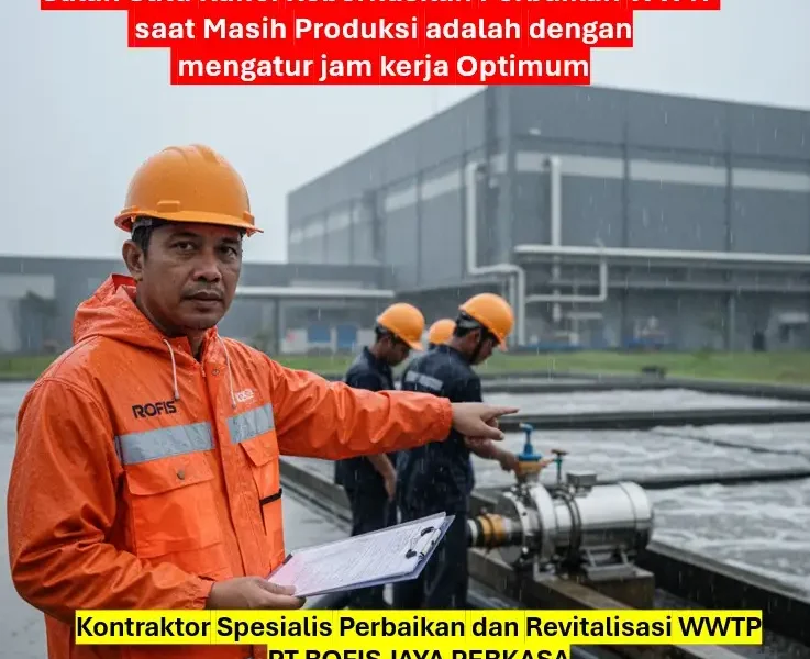 5 Tahapan Perbaikan WWTP Saat Produksi 1 Cara Perbaikan WWTP saat Produksi 01