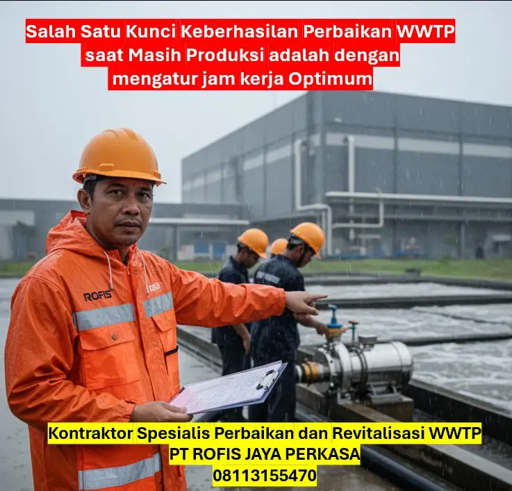 Cara Perbaikan WWTP saat Produksi 01