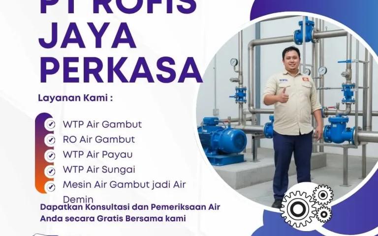 Jual Mesin Pengolah Air Gambut : Kontraktor WWTP BEKASI