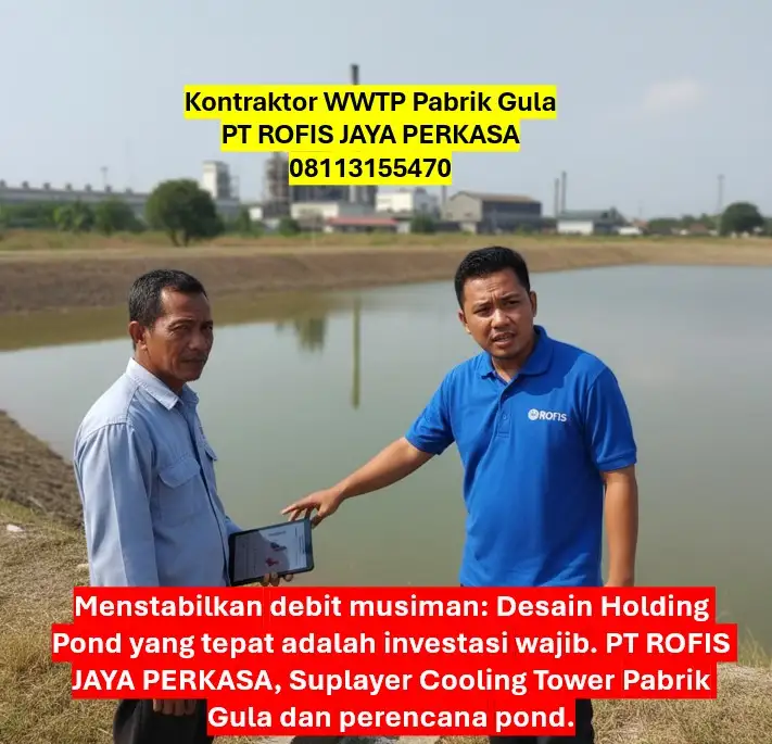 Cooling Tower Pabrik Gula terbaik di suplai oleh PT ROFIS