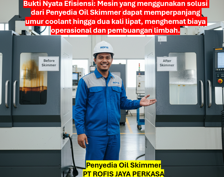 Efisiensi Oil Skimmer untuk Produksi Coolant Mesin 1 Peneydia oil skimmer03