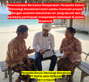 Pemasangan Mesin Desalinasi