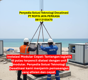 Pemasangan Mesin Desalinasi
