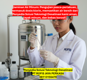 Pemasangan Mesin Desalinasi