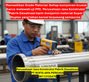 Bahan Tahan Korosi Mesin Desalinasi Air Laut