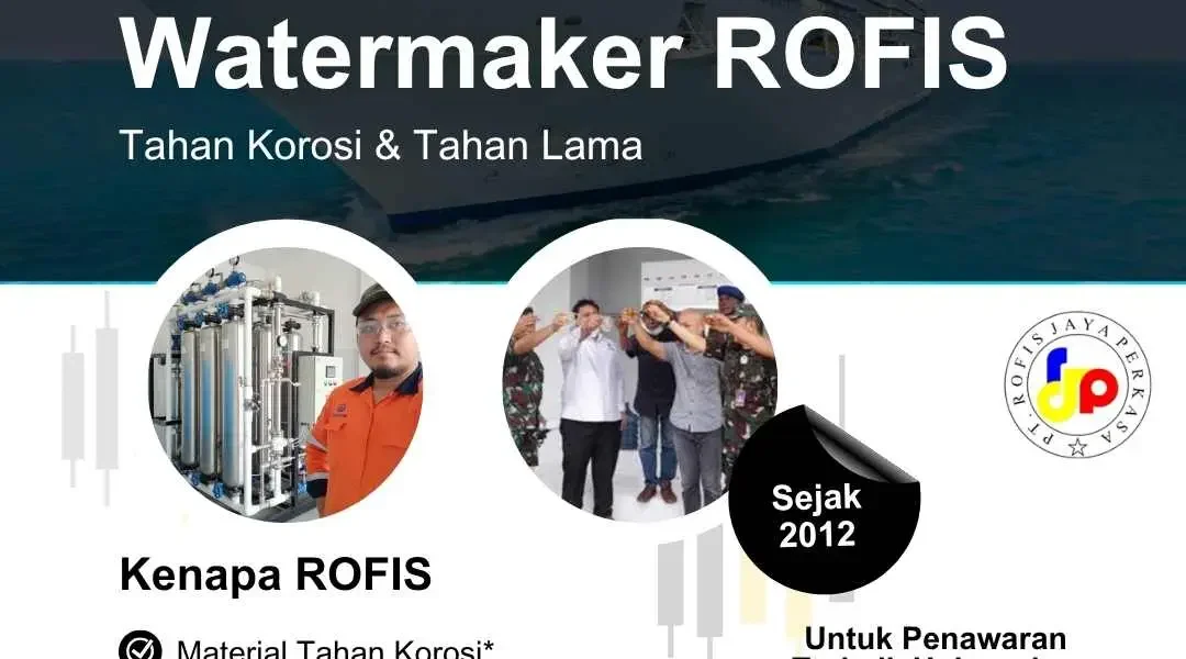 Perhitungan Biaya Operasional Watermaker Kapal Per Hari 1 Watermaker Rofis