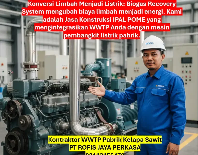 Peran Kontraktor WWTP Pabrik Kelapa Sawit 1 jki03