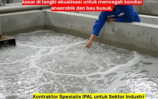 Mengatasi Masalah Lumpur Aktif Kontraktor WWTP Bekasi