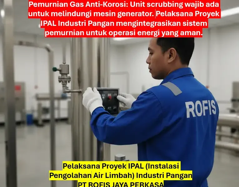 Pemanfaatan Biogas WWTP Pabrik Makanan 1 ppi03