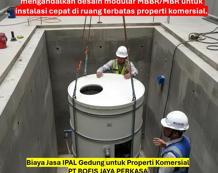 Biaya Jasa IPAL Gedung untuk Properti Komersial Skala Menengah 1 Biaya Jasa IPAL Gedung
