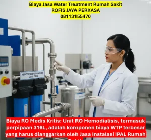 Biaya Jasa Water Treatment Rumah Sakit Biaya Jasa Water Treatment Rumah Sakit