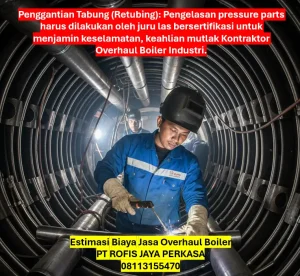 Estimasi Biaya Jasa Overhaul Boiler