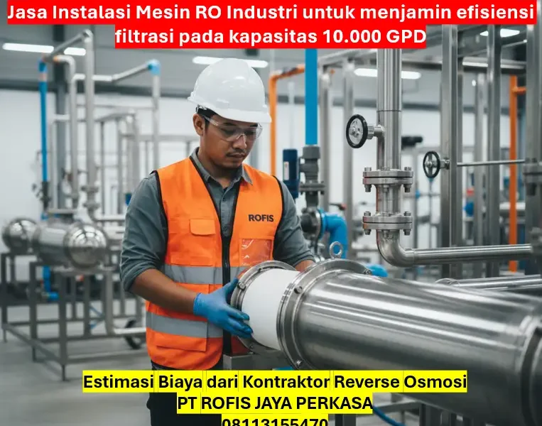 Estimasi Biaya Kontraktor Reverse Osmosis