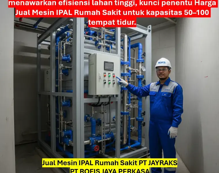 Jual Mesin IPAL Rumah Sakit Sesuai Kapasitas Tempat Tidur 1 Jual Mesin IPAL Rumah Sakit