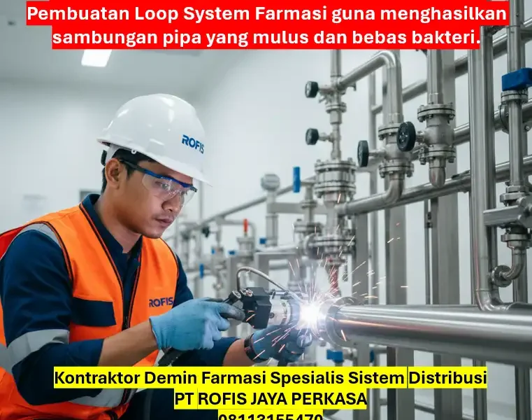 Kontraktor Demin Farmasi Spesialis Sistem Distribusi Air Tanpa Dead Leg 1 Kontraktor Demin Farmasi