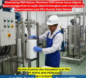 Jual IPAL Rumah Sakit Second