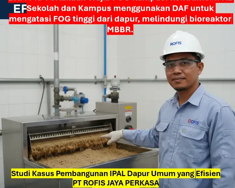 Studi Kasus Pembangunan IPAL Dapur Umum yang Efisien Lahan dan Biaya 1 Studi Kasus Pembangunan IPAL Dapur