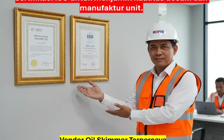 Sertifikasi Resmi dari Perusahaan Oil Skimmer