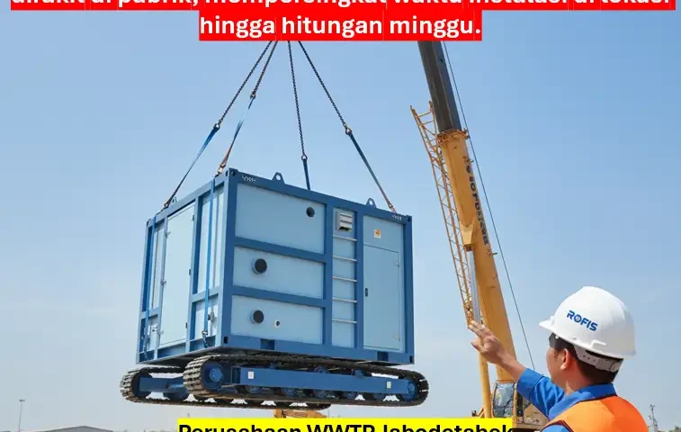 Solusi WWTP Modular Cepat Pasang