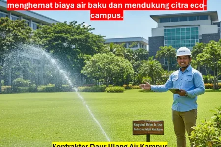 Studi Kasus IPAL Universitas Berhasil Melakukan Daur Ulang Air untuk Irigasi Taman 2 Studi Kasus IPAL Universitas